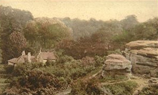 Old photograph of Bull's Hollow