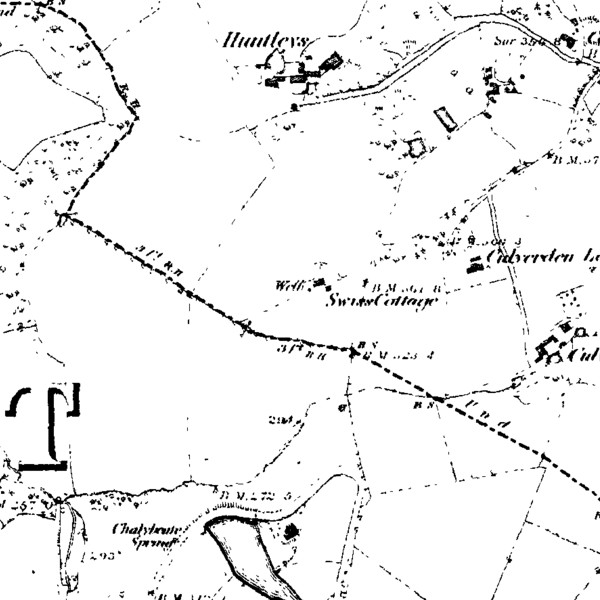 Rusthall Common map, 1878