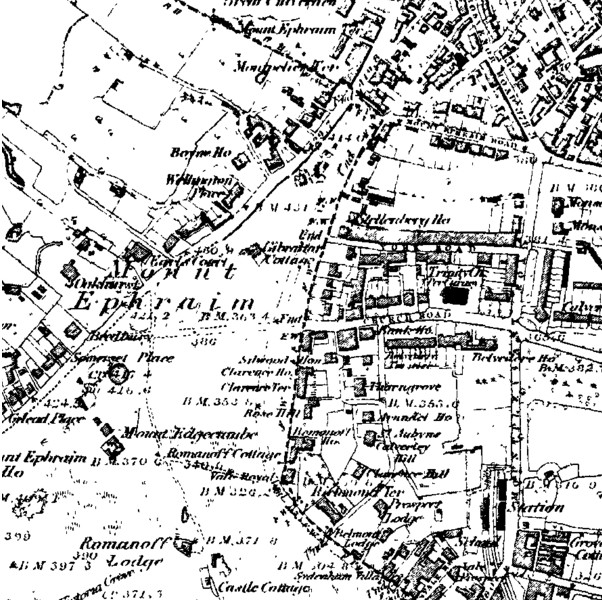 Rusthall Common map, 1878